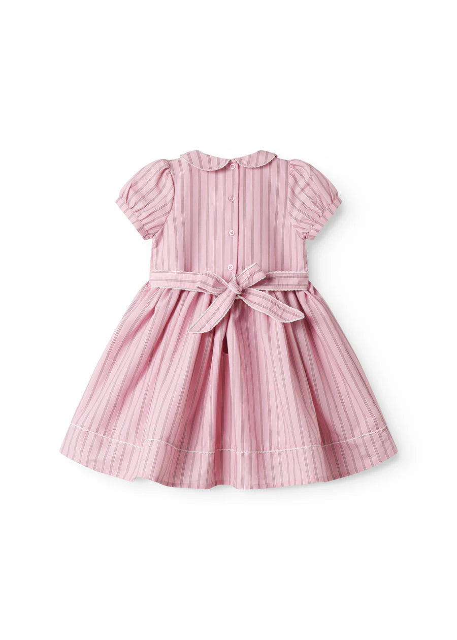 Darcel - Dress, Bonbon Pink Stripes