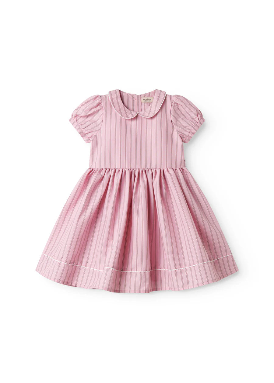 Darcel - Dress, Bonbon Pink Stripes