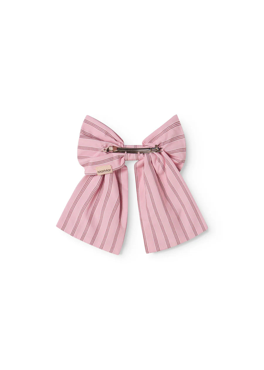 Alina L - Hair clip, Bonbon Pink Stripes