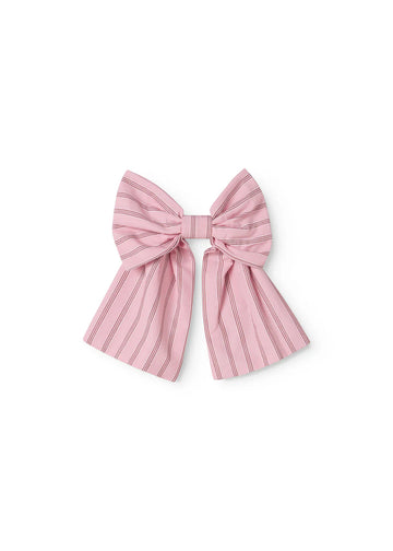 Alina L - Hair clip, Bonbon Pink Stripes