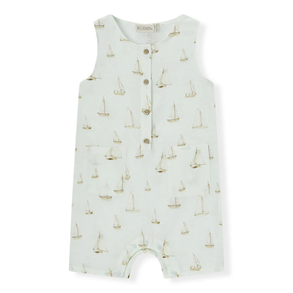 Sailboat Melody Tank Top Shortall