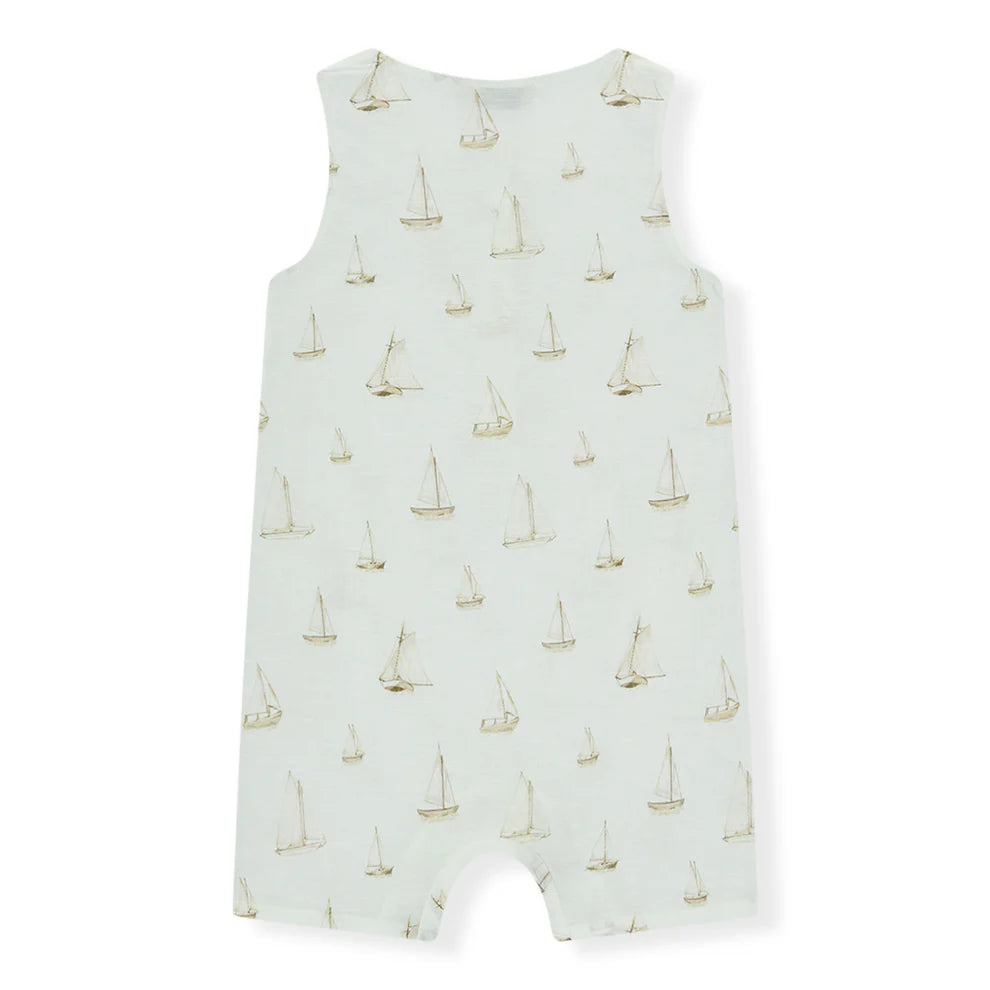Sailboat Melody Tank Top Shortall
