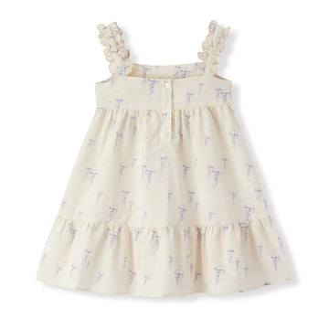 Sunset Jellyfish Ruffle Tiered Dress