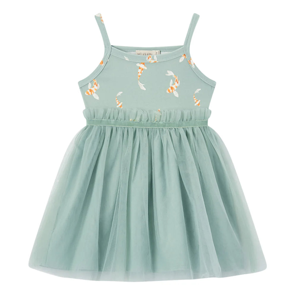 Swimming Koi Cotton Stretch Ballet Dress